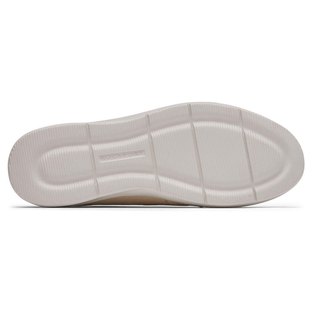 Mocasines Rockport Mujer Mexico - Ayva Washable Blancos - CIPHW8349